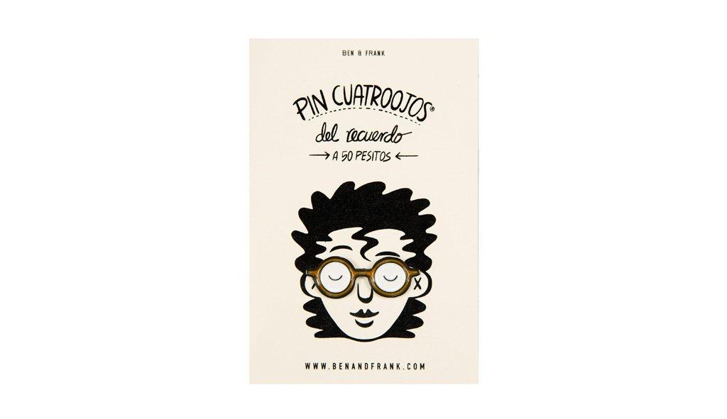Pin #Cuatroojos Mostaza